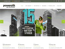Tablet Screenshot of powerstik.net