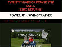 Tablet Screenshot of powerstik.com